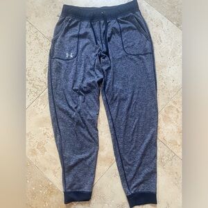 Blue Under Armor lounge pants.